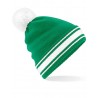 Winter hat - mod. B472:Kelly Green, 100% acrylic, White, One Size